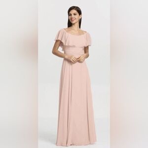 Gather & Gown Shelby Silhouette Soft Pink Formal Dress Size 10 NWT